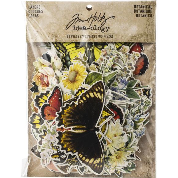 Botanical Layers (83/pk) - Tim Holtz 'Idea-Ology Collection