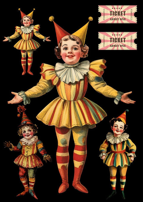 Circus - Decoupage Paper