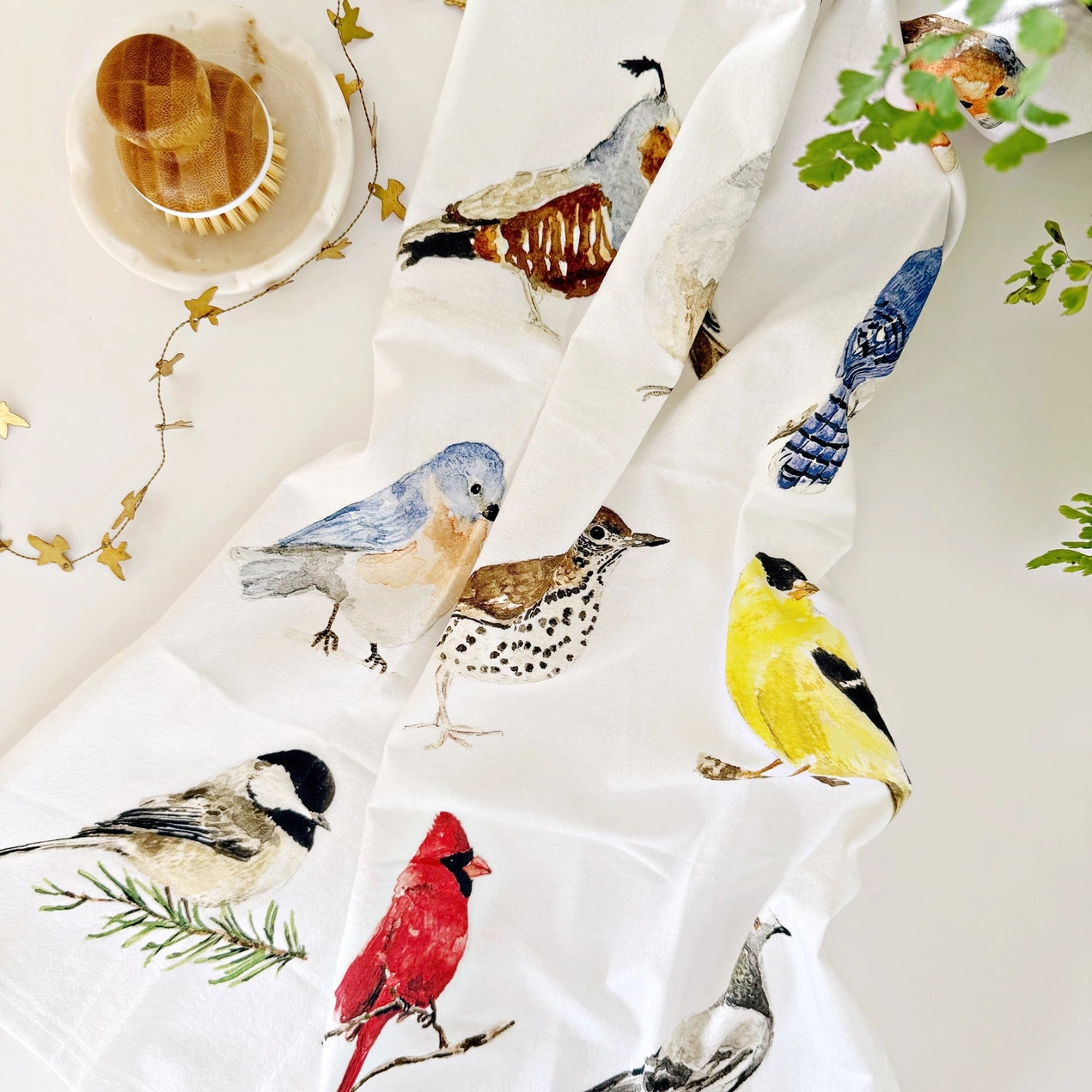 Birds Tea Towel- Emily Lex Studio