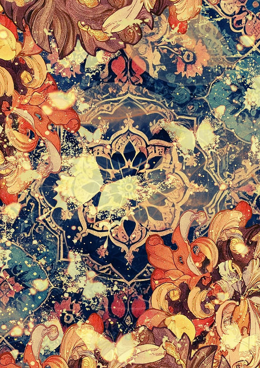 Golden Girl - Decoupage Paper