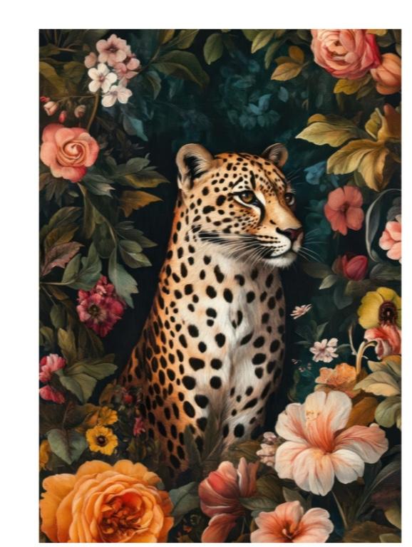 Leopardo - Decoupage Paper