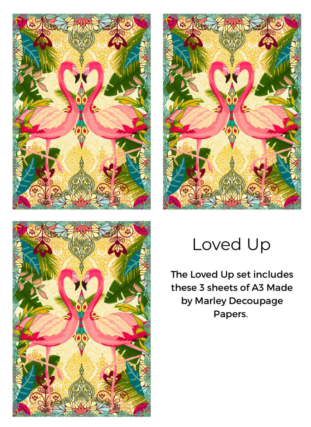 Loved Up - Decoupage Paper
