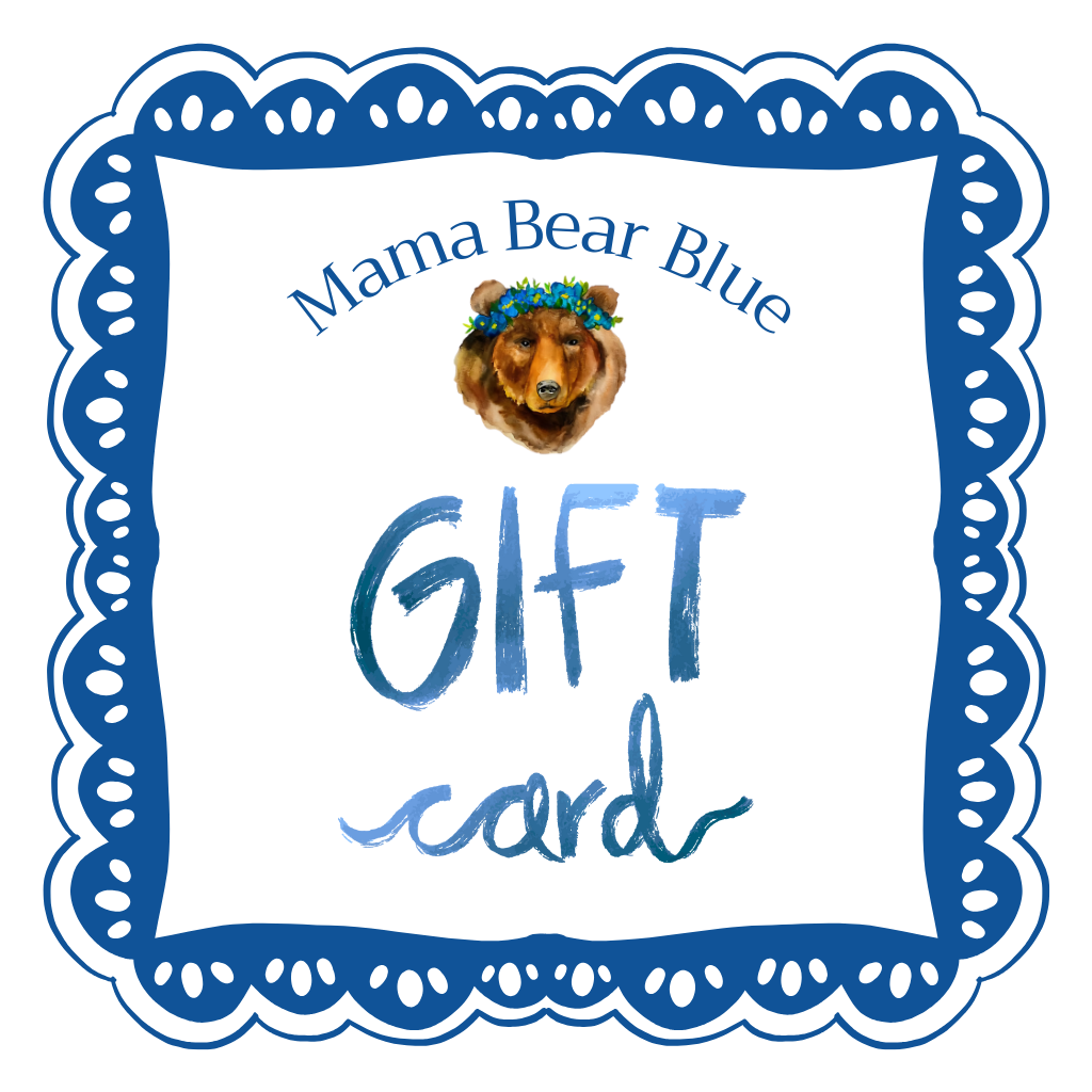 Mama Bear Blue Gift Card