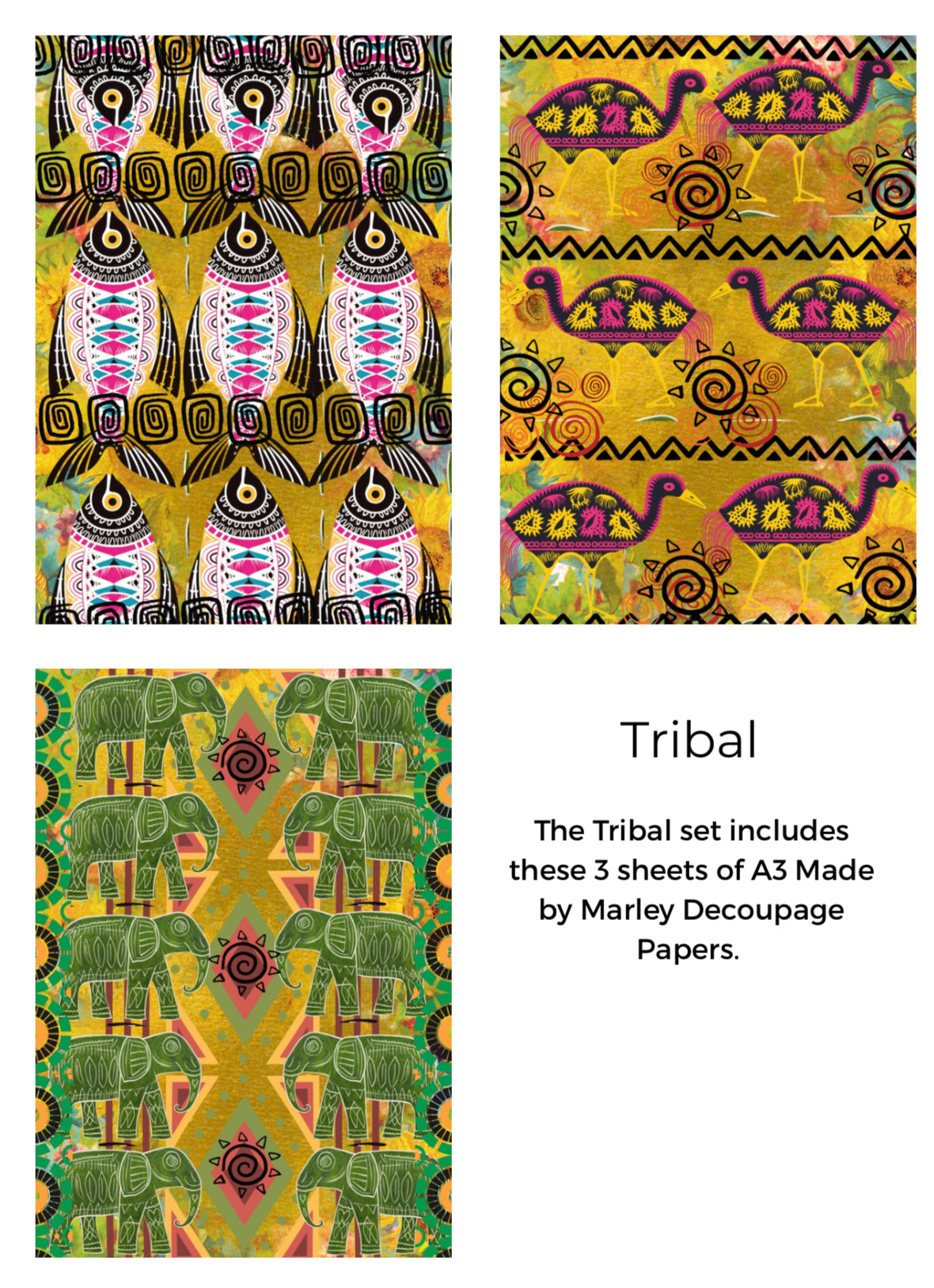 Tribal - Decoupage Paper