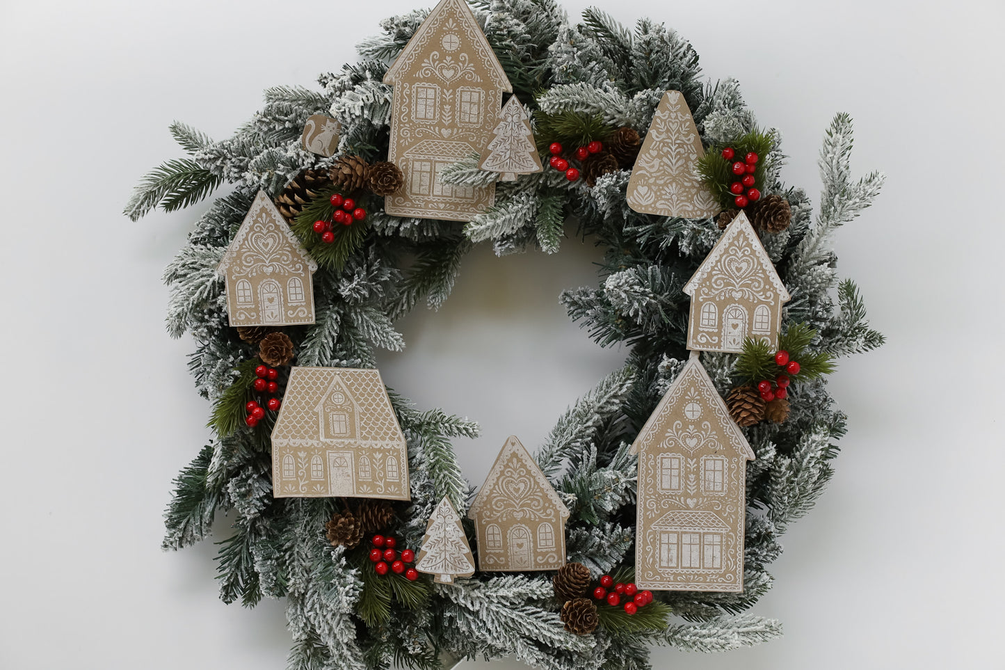 Gingerbread Lane - 12" x 12" Holiday Stamp