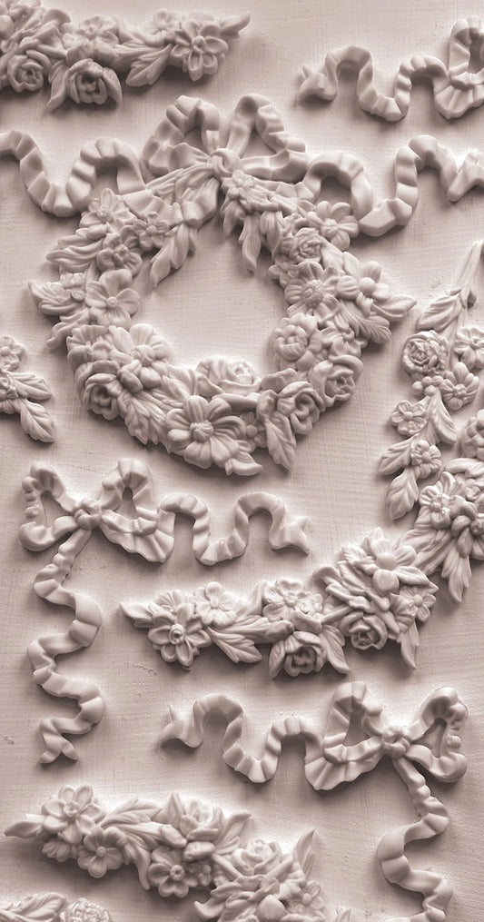 Wreath & Swags - 6" x 10" Decor Mould - IOD
