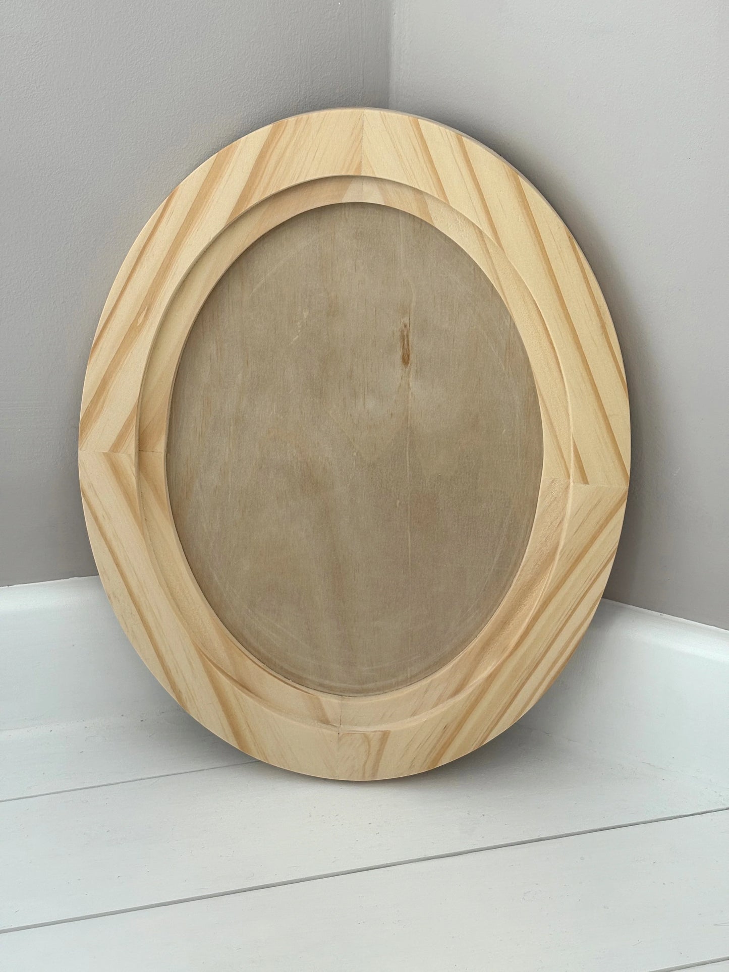 Large Oval - 12.7” x 15.7” Wood Gallery Blank - IOD