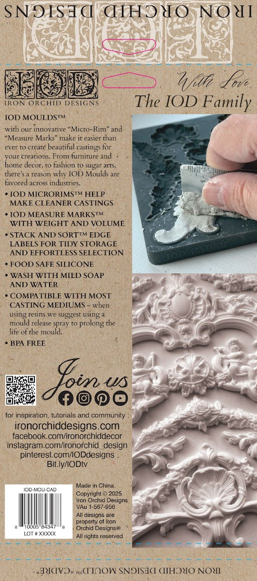 Cadré - 6" x 10" Decor Mould