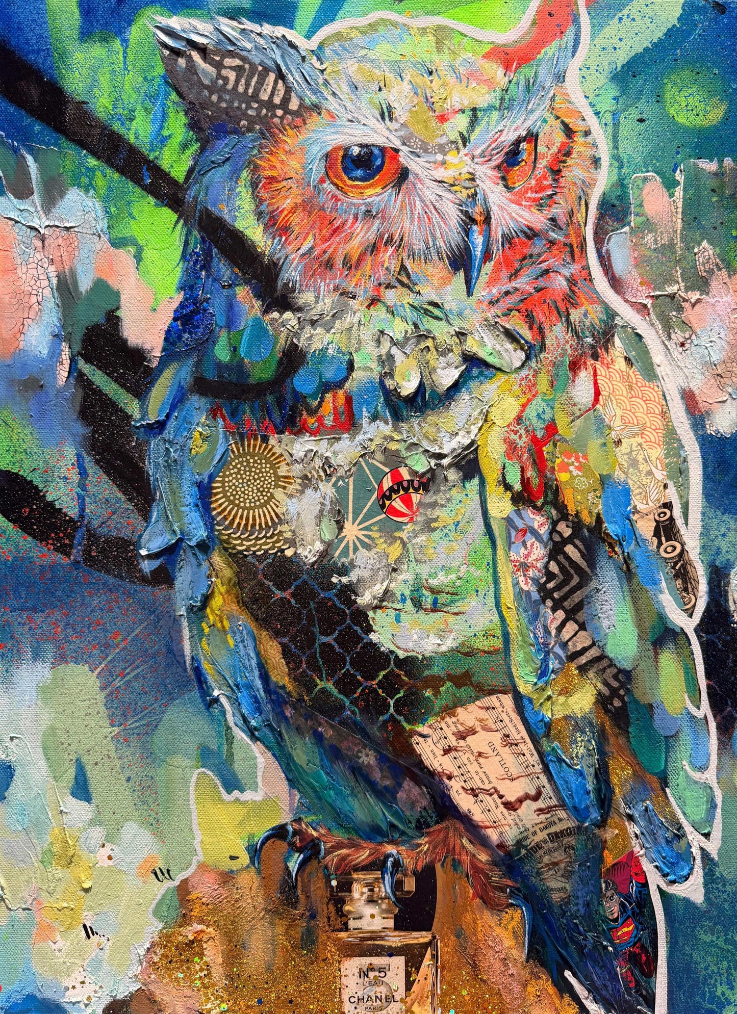 Brie’s Owl - 21" x 29" Decoupage Paper - July 2026