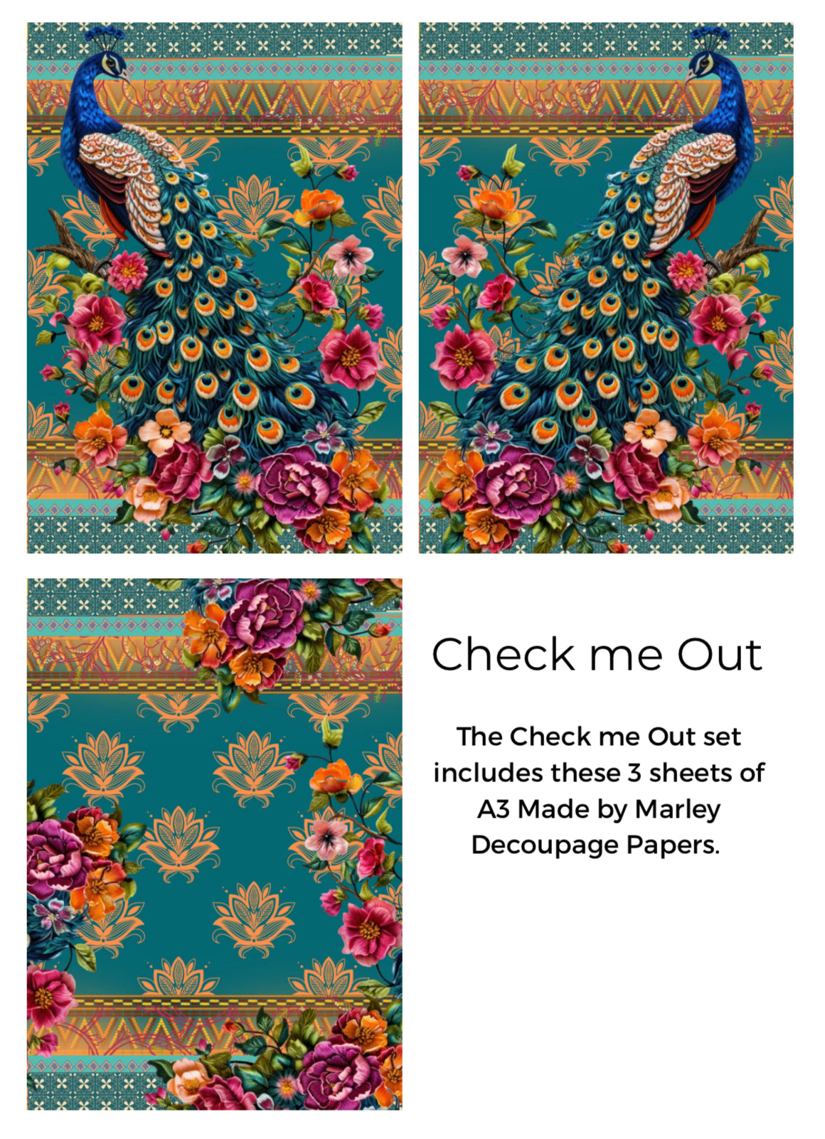 Check Me Out - Decoupage Paper