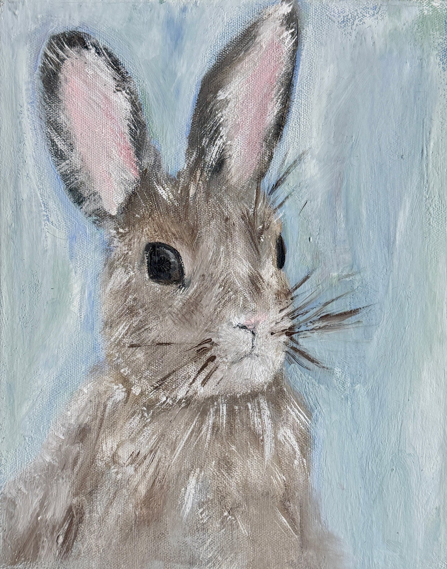 Brushstroke Bunny - fine art print by Aimee Robinson