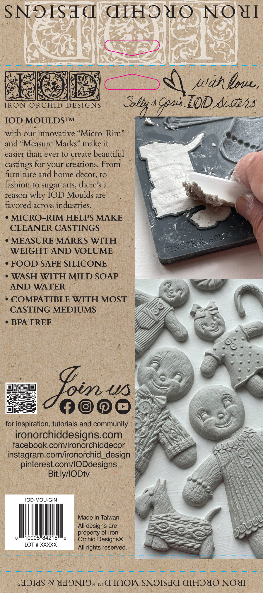 Ginger and Spice- IOD Mould