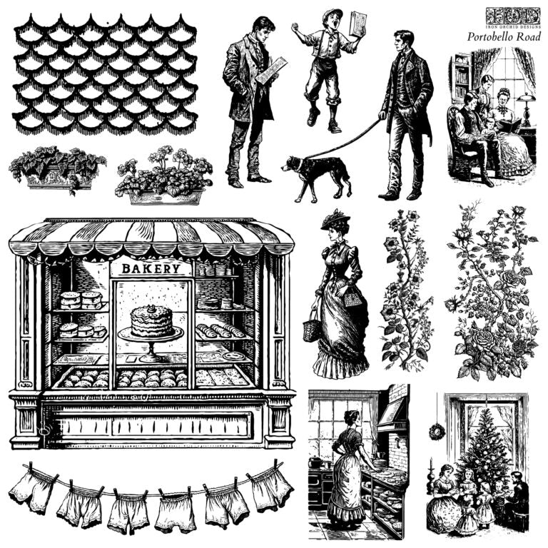 Portobello Road- IOD Decor Stamp