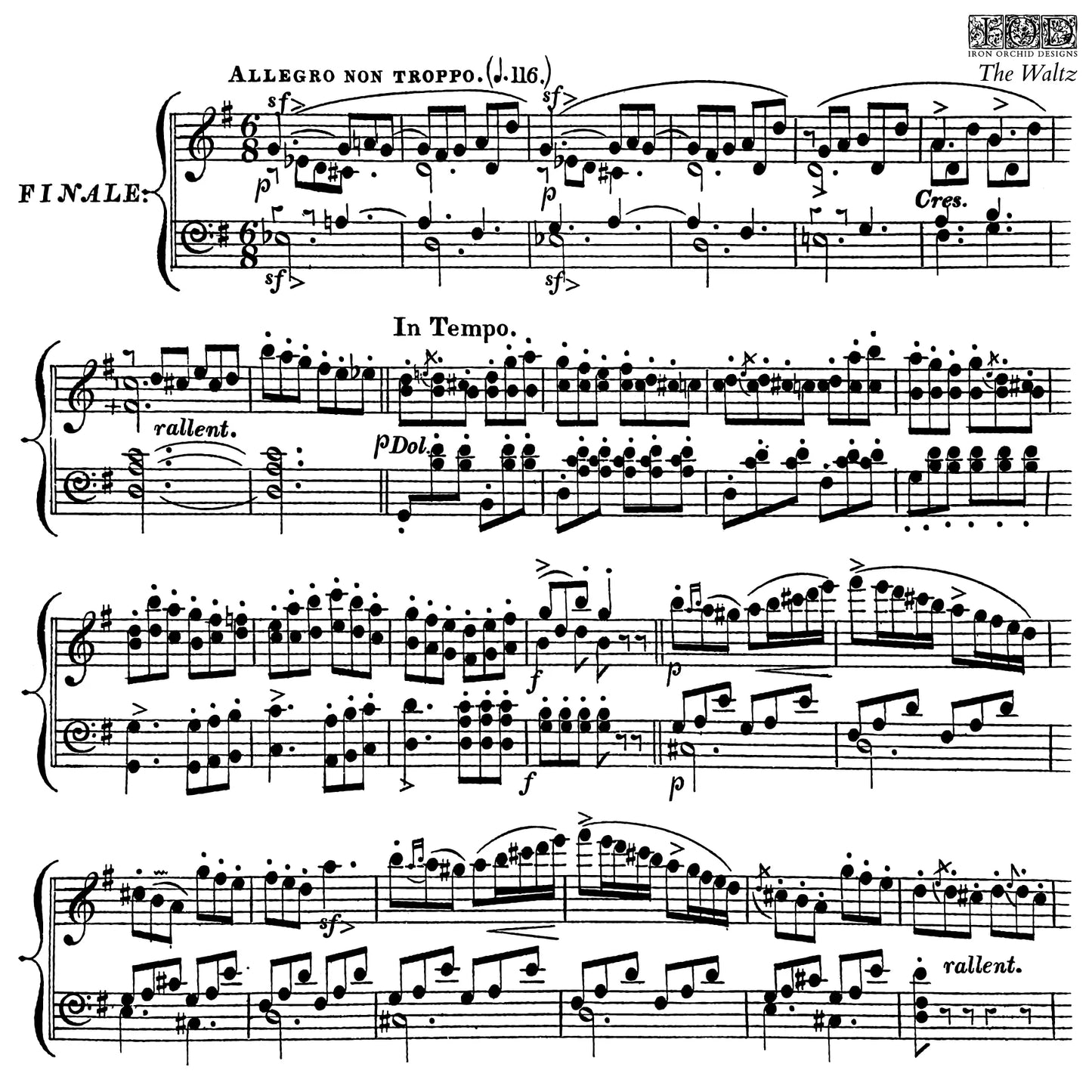 The Waltz Stamp - IOD