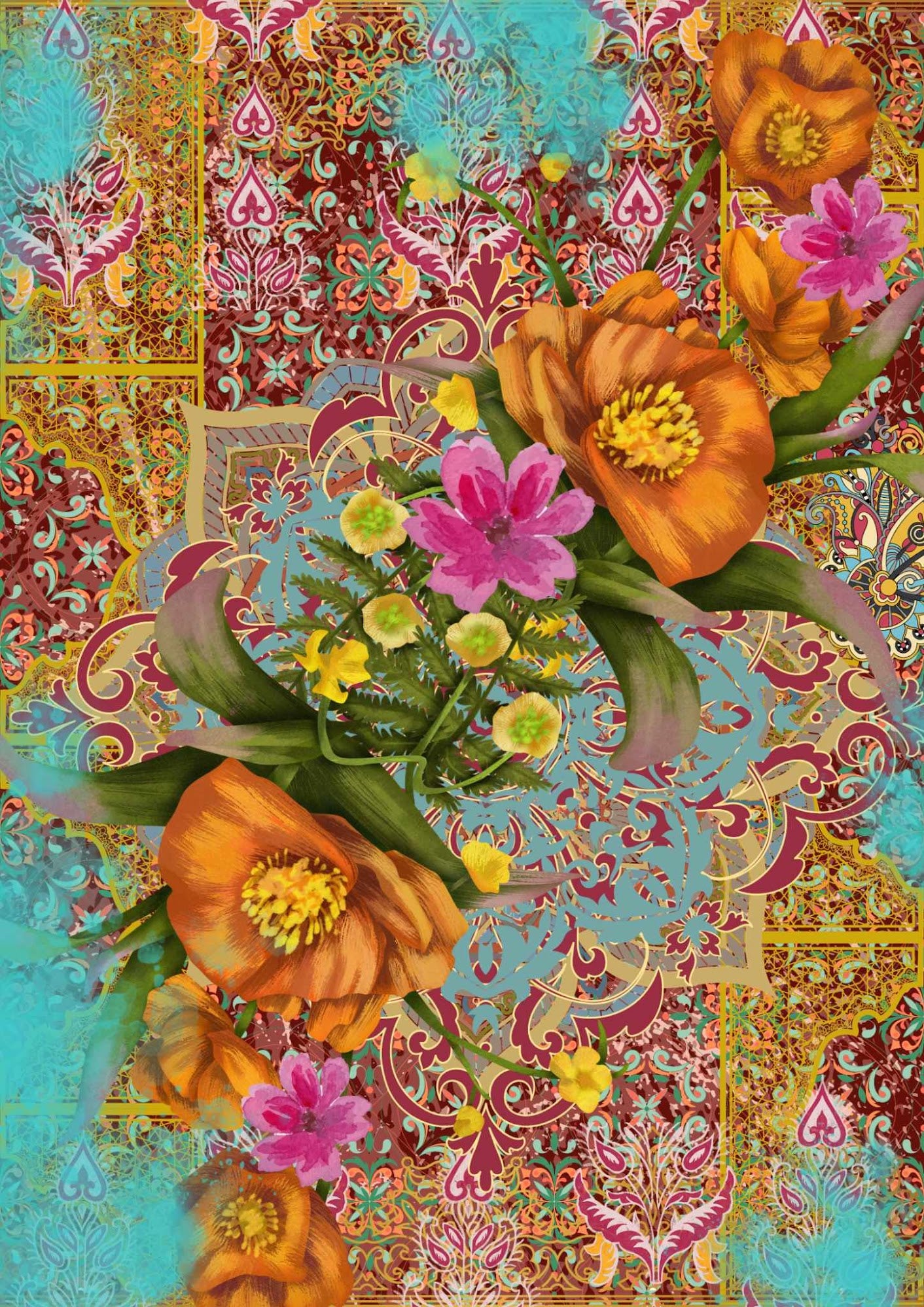 Passion Flower- Made By Marley decoupage paper