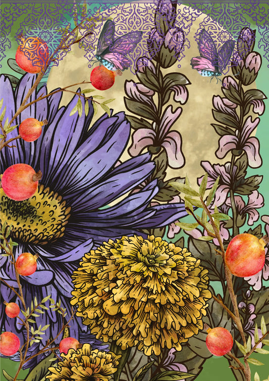 Purple Reigns- Made By Marley Magic decoupage paper