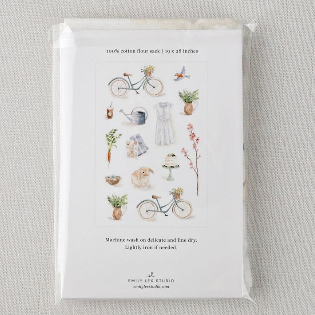Springtime Tea Towel- Emily Lex Studio