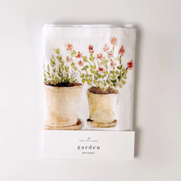 Garden Tea Towel- Emily Lex Studio