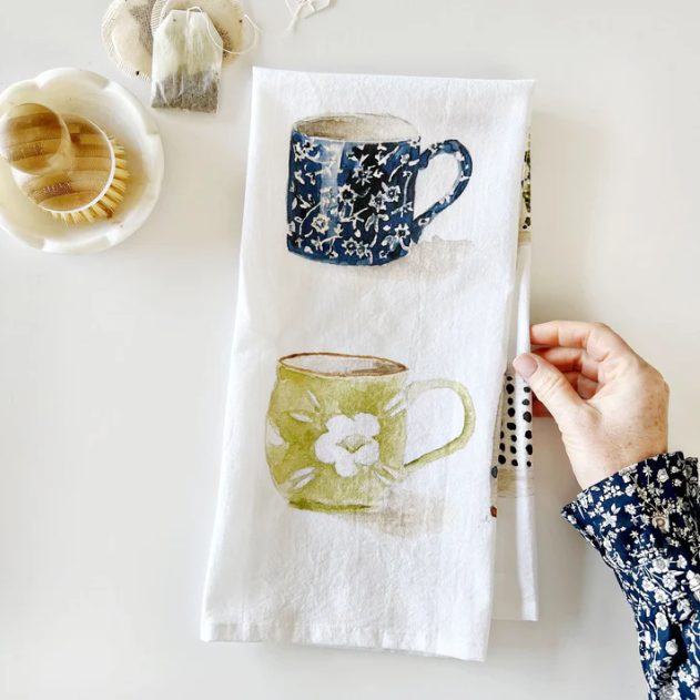 Mugs Tea Towel- Emily Lex Studio