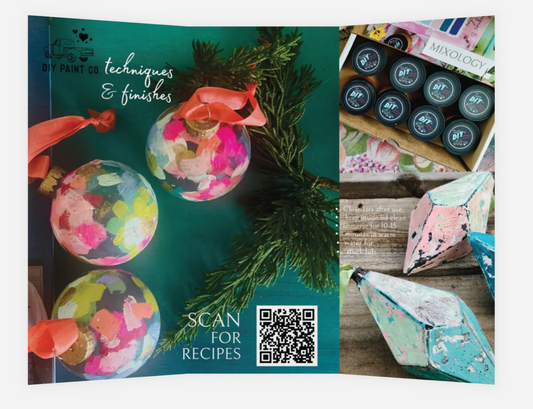 Holiday Sampler Box - 8 DIY Sample Colors and Project Ideas Brochure - DIY Paint Co.