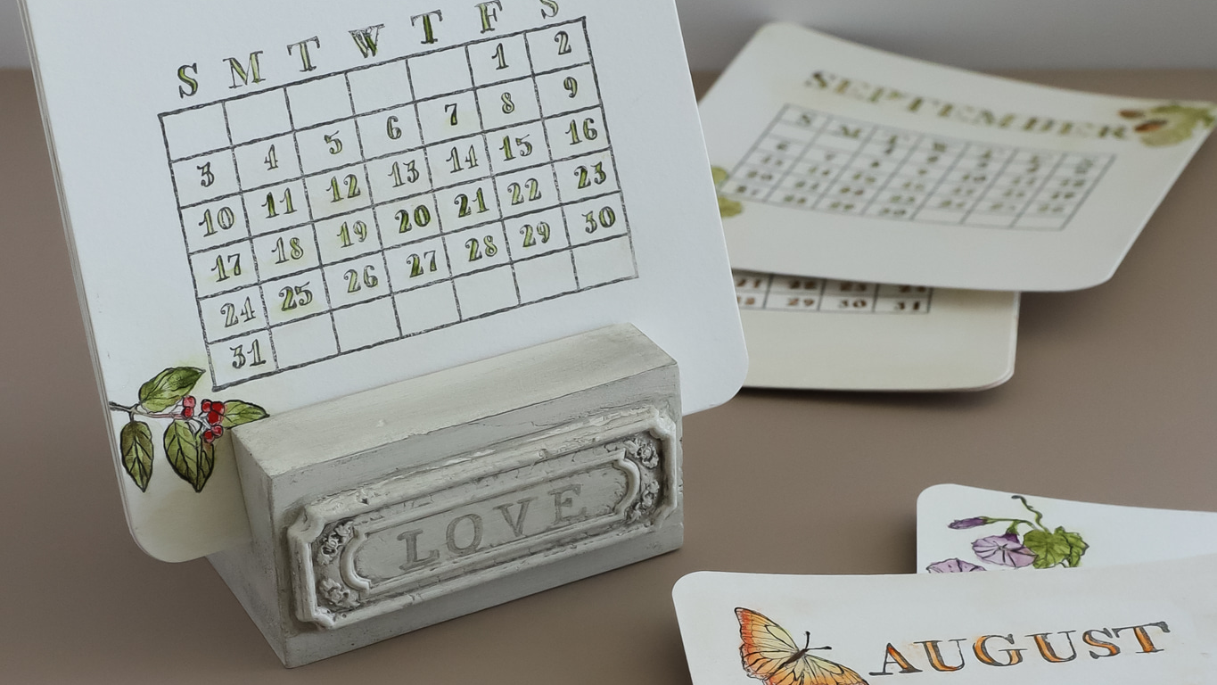 A Timely Tale - 6” x 6” Stamp Set
