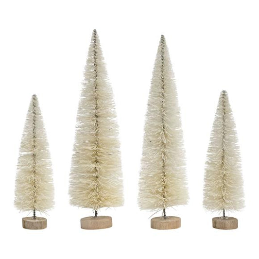 Bottle Brush Trees (Set of 4) - Tim Holtz 'Idea-Ology' Collection