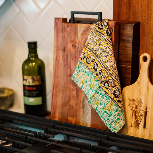 Kantha Dish Cloth - Handmade in India - Asha Project