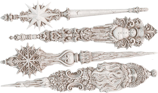 Christmas Tapers Decor Mould