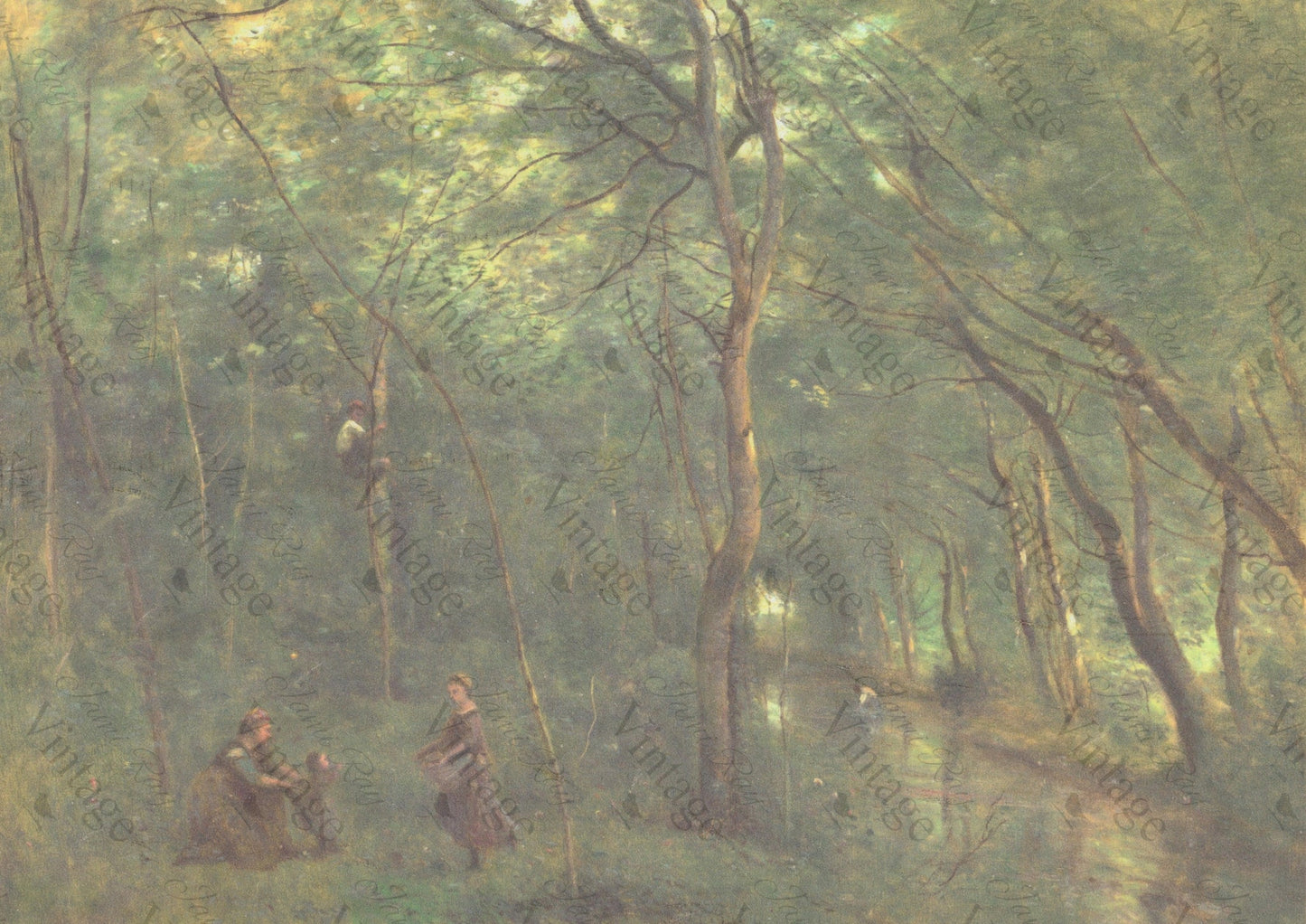 English Forest- JRV A4 Rice Paper