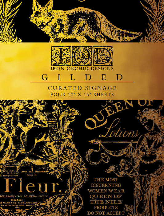 Curated Signage - Foil Transfer