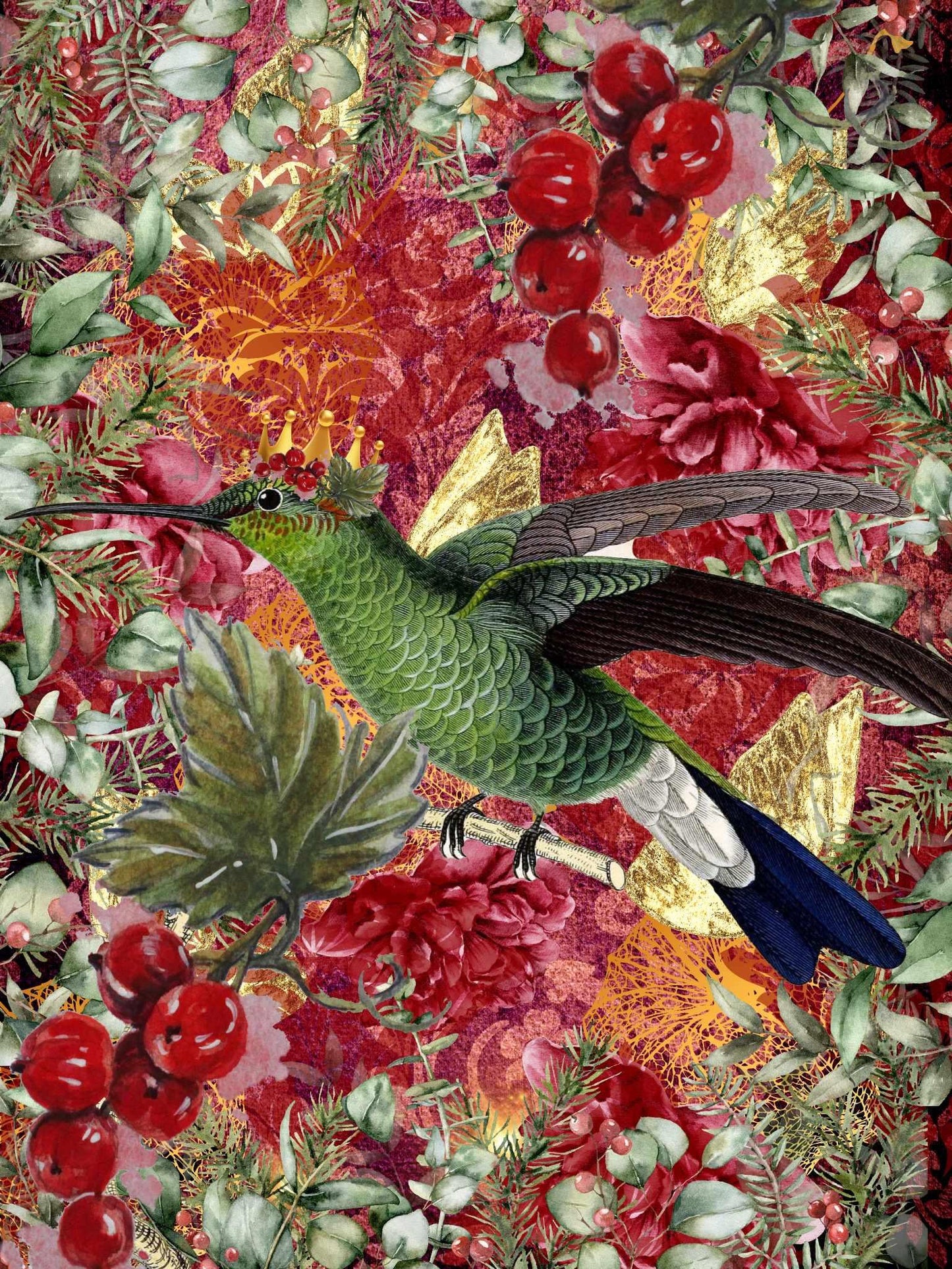 Christmas Tweetings- Marley Magic decoupage paper