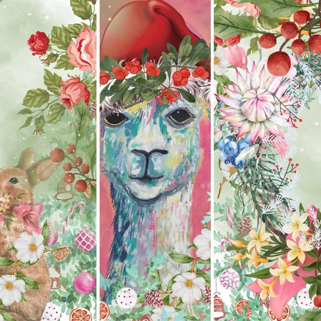 Floral Holiday- Made By Marley Magic decoupage paper