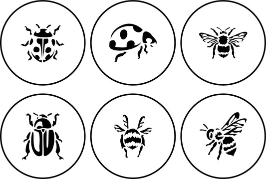 Insects | JRV Stencil Designed by Debi from Debi's Design Diary