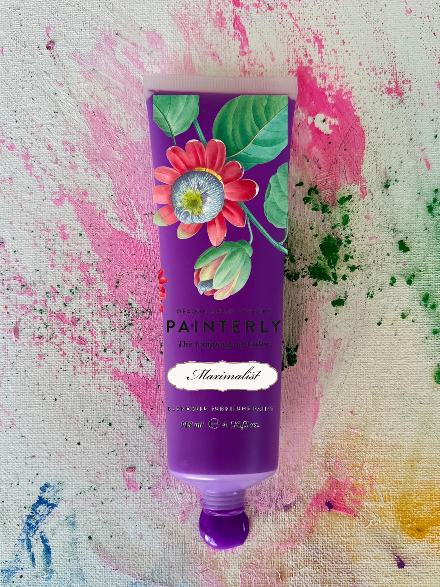 Maximalist- Painterly Furniture Artist paint- DIY Paint