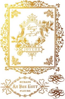 Figgy & Flourish - Gilded Foil Transfer