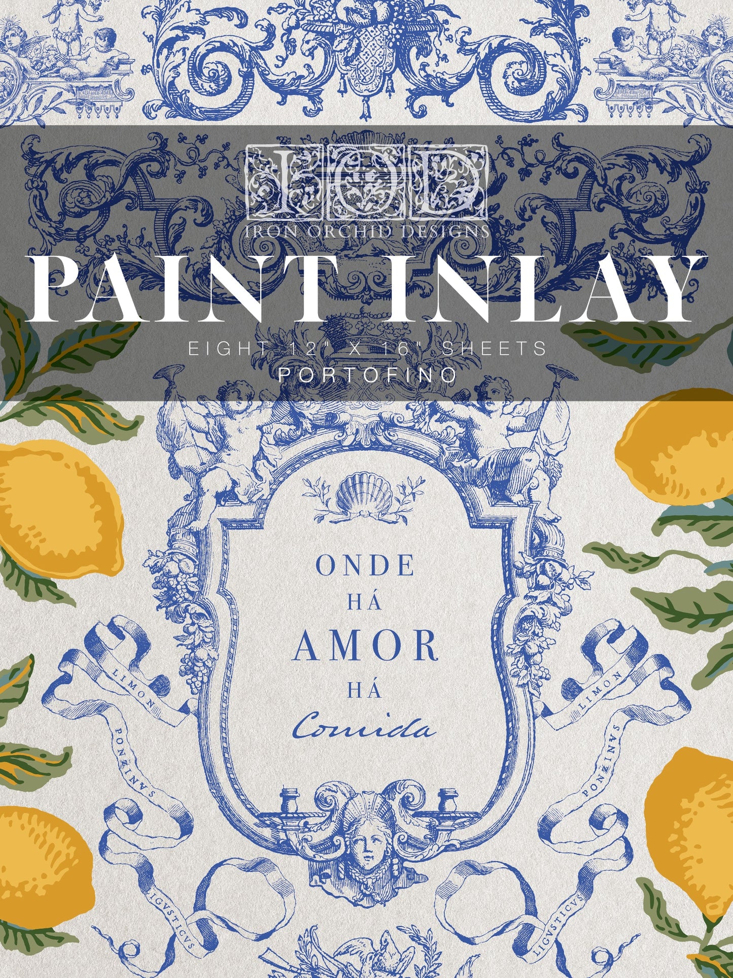 Portofino Paint Inlay- IOD