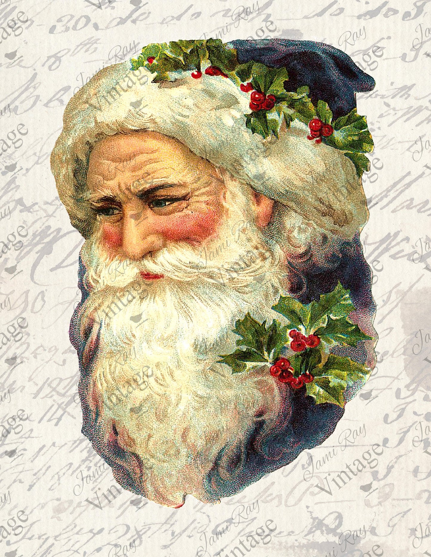 Santa Print| JRV A4 Rice Paper