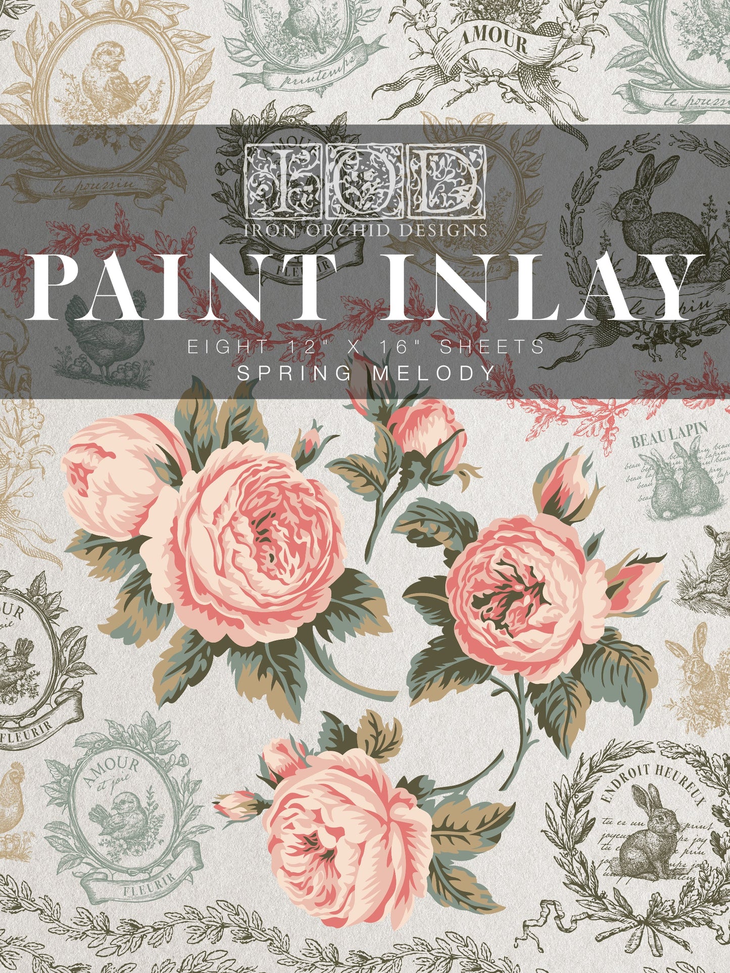 Spring Melody Paint Inlay- IOD
