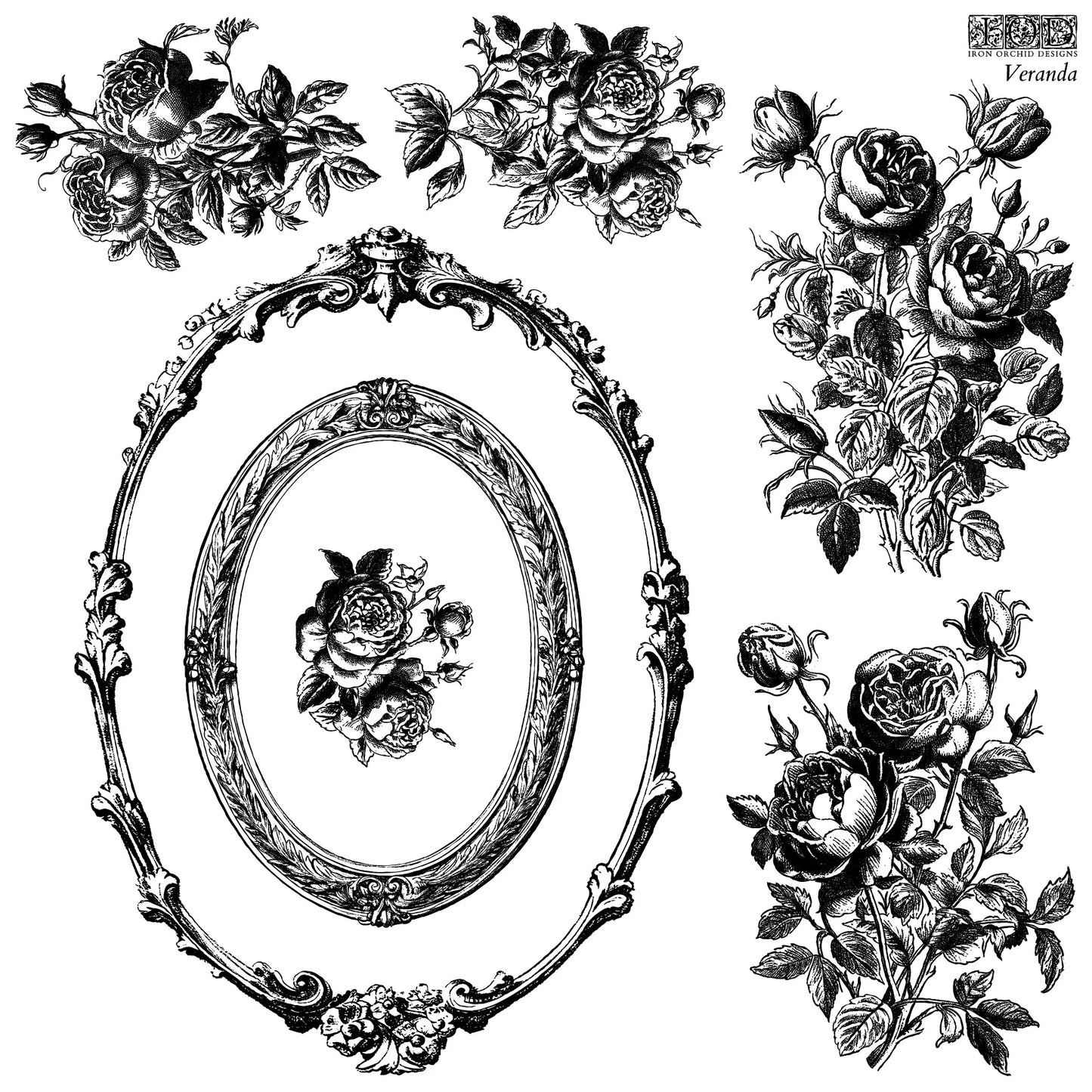 Veranda- IOD Decor Stamp