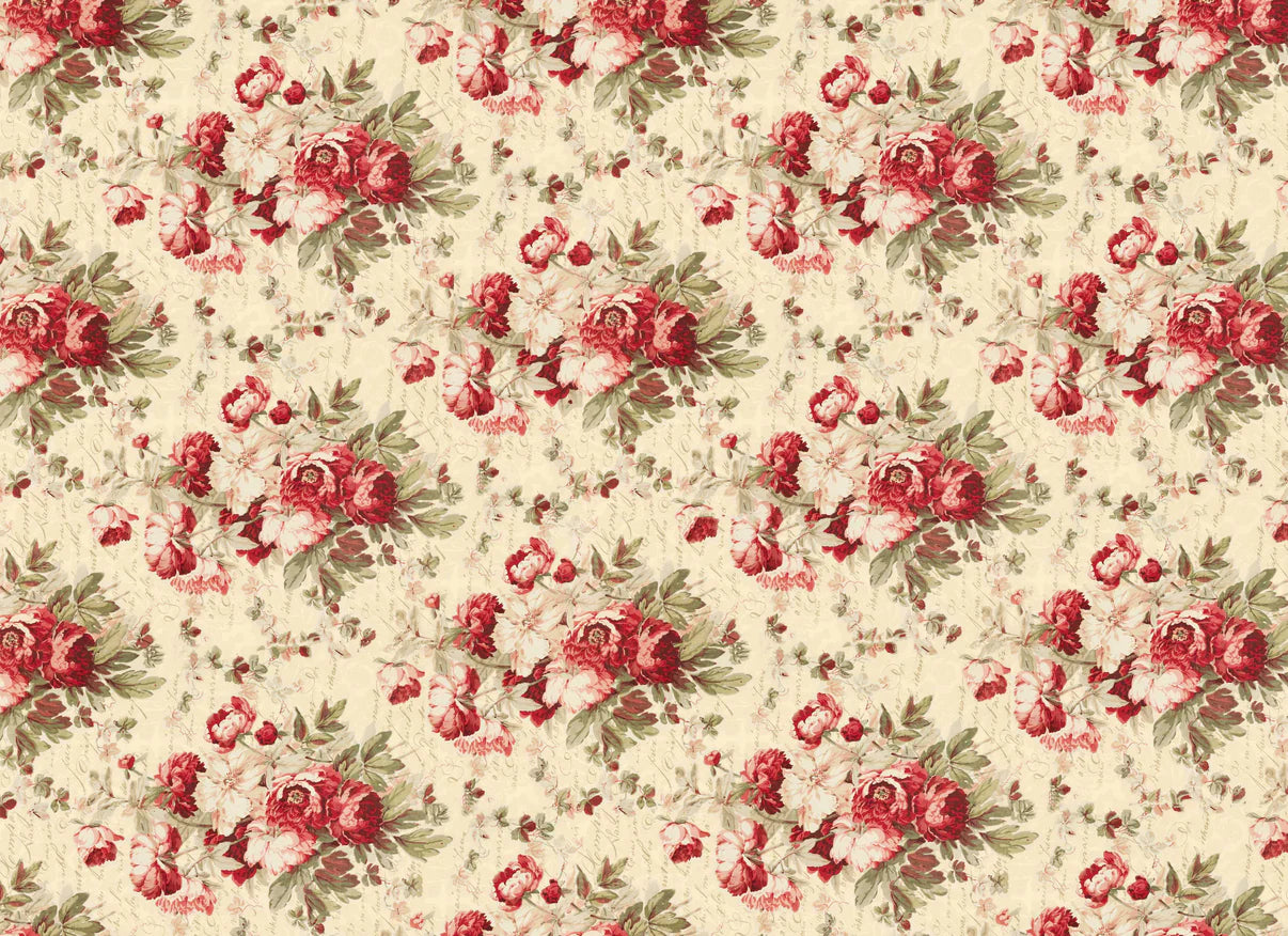Wallpaper Decoupage Paper - Vintage Floral Pattern - Roycycled