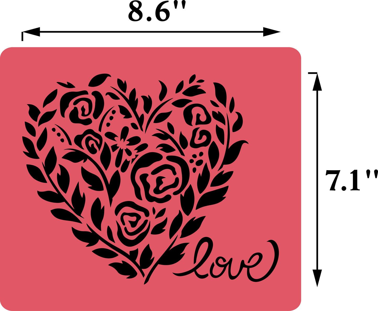 Two Hearts Set | JRV Stencils