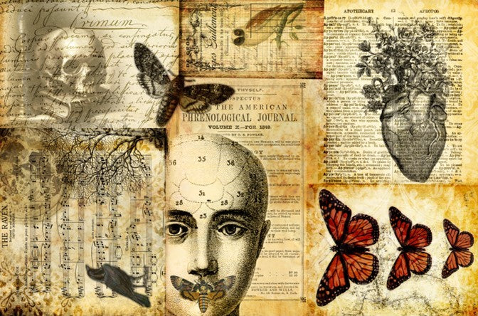 Halloween Masterboard- Roycycled Decoupage Paper