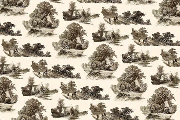 Industrial Toile - 20” x 30” JRV Decoupage Paper