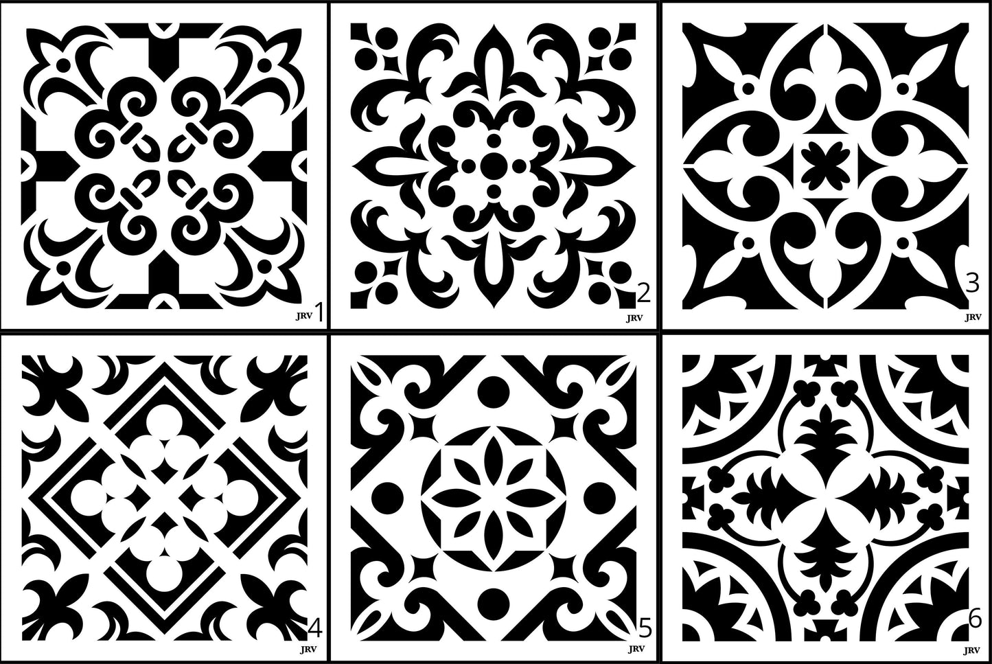 Moroccan Tiles | JRV Stencils