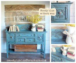 Moody Blue- Sweet Pickins Milk Paint