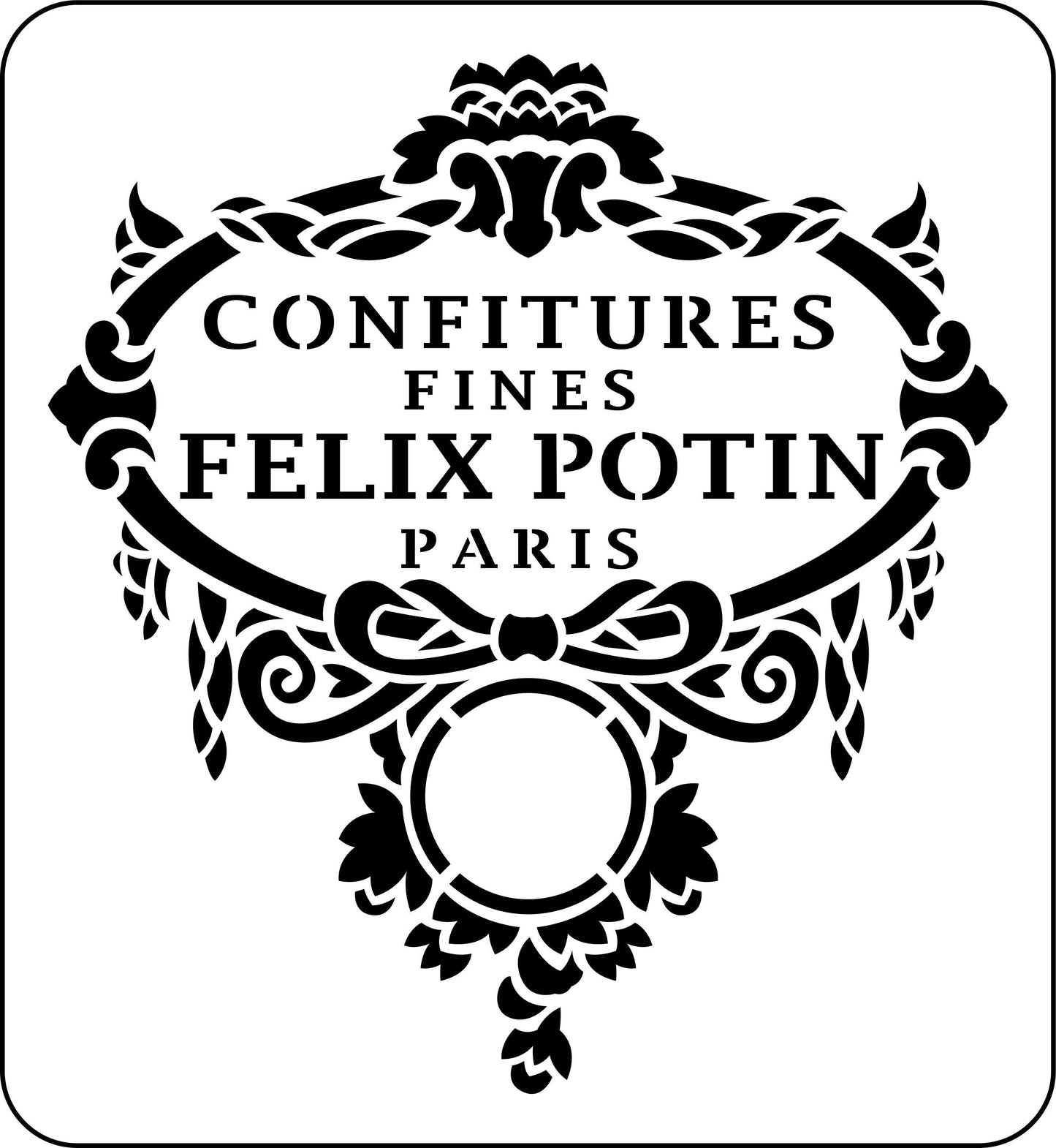 Paris Bow Label