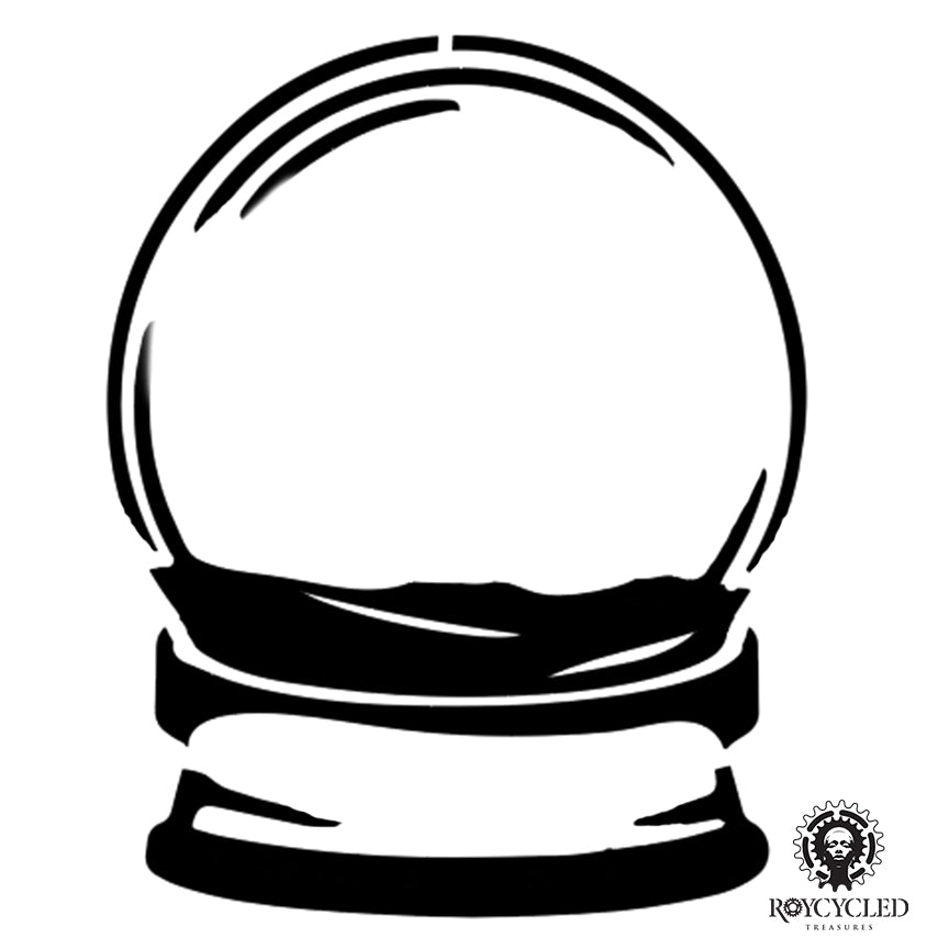 Globe Stencil- Roycycled