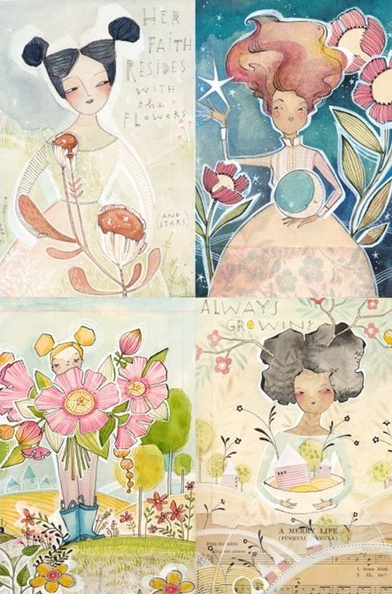 The Ladies- Roycycled Decoupage Paper