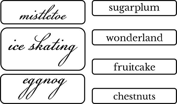 Christmas Word Pack