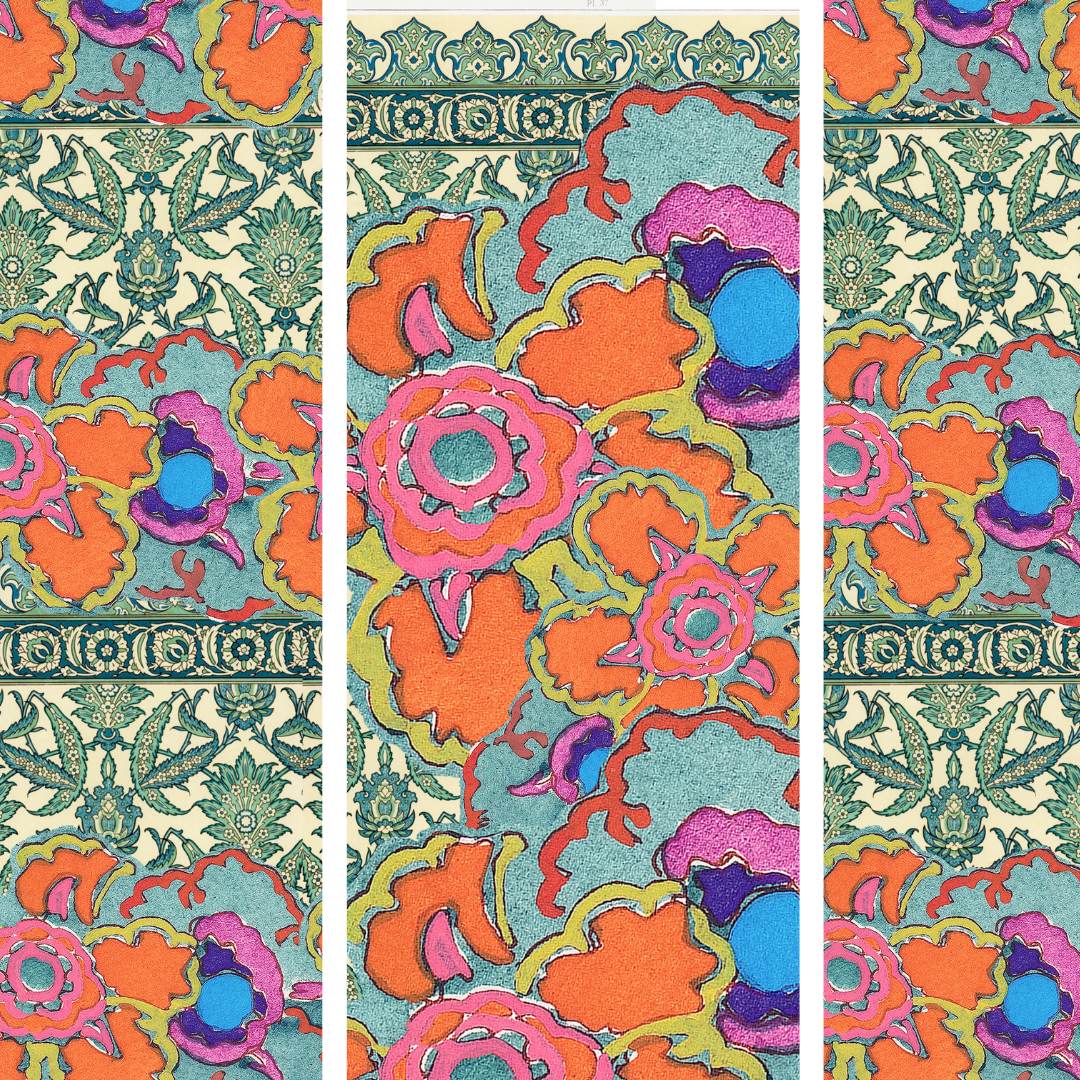 Edgy Floral- Marley Magic decoupage paper